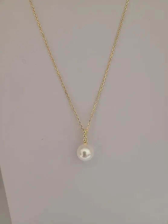 Akoya cultured pearl jewellery 8mm round in .925 sterling silver (Pinctada fucata) — The South Sea Pearl