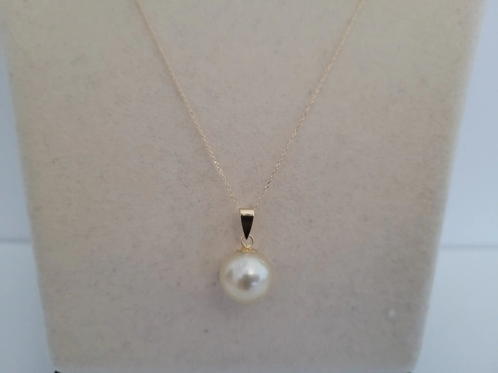 Golden South Sea Pearl 12 mm Round, Natural Golden Color - Only at  The South Sea Pearl