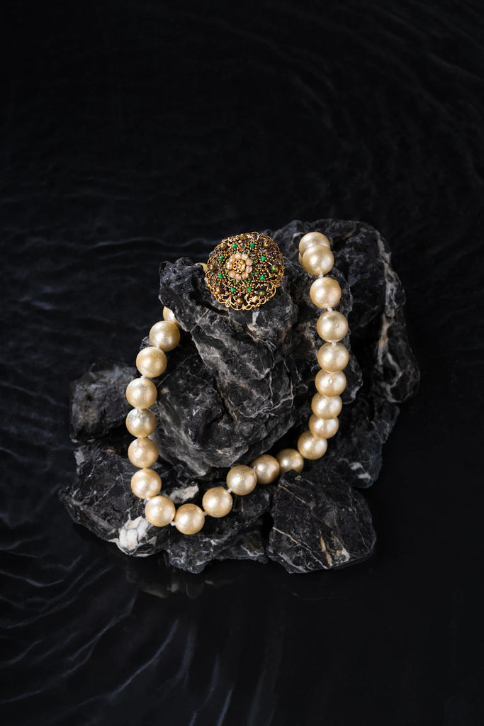Elegant South Sea Pearl Jewelry with Precious Stones