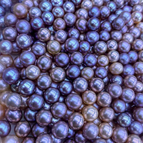 Edison Pearls 10-11 mm Round AAA Natural Colors