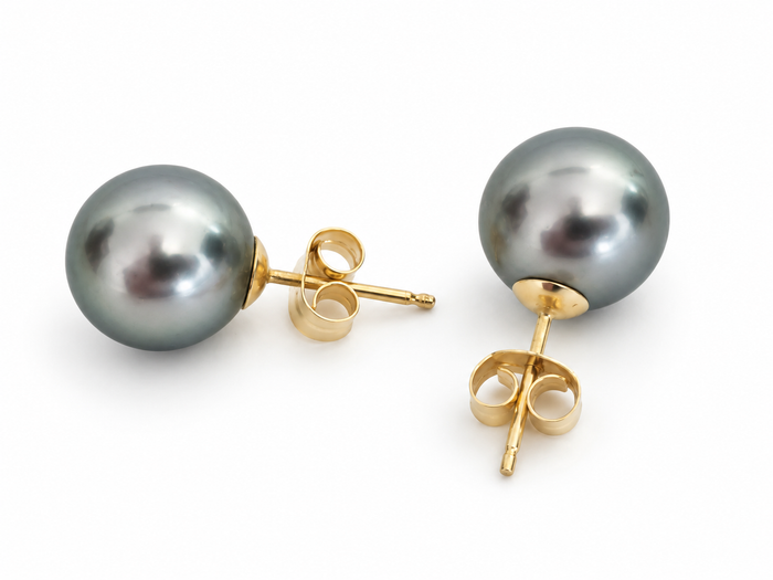 Tahitian Pearl Earrings — Studs, Dangles & 18K Gold