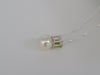 South Sea Pearl, Precious Stone Peridot and 18K White Gold Pendant |  The South Sea Pearl |  The South Sea Pearl