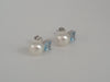 South Sea Pearls and Precious Stones Blue Topaz Earrings |  The South Sea Pearl |  The South Sea Pearl
