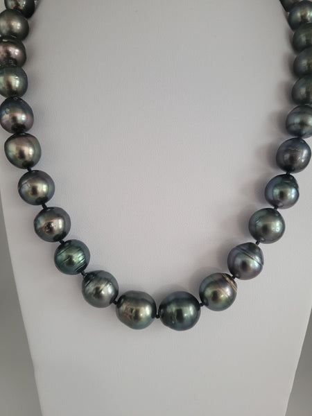 Tahiti Pearls 12-14 Dark Color and High Luster |  The South Sea Pearl |  The South Sea Pearl