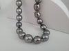 Tahiti Pearl necklace 12-14 mm Dark Grey Color and High Luster |  The South Sea Pearl |  The South Sea Pearl