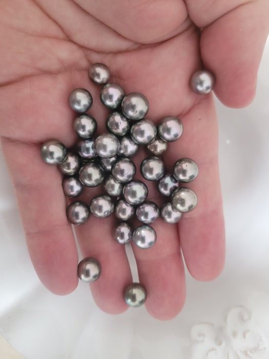 Tahiti Loose Round Pearls 7-8 mm -  The South Sea Pearl
