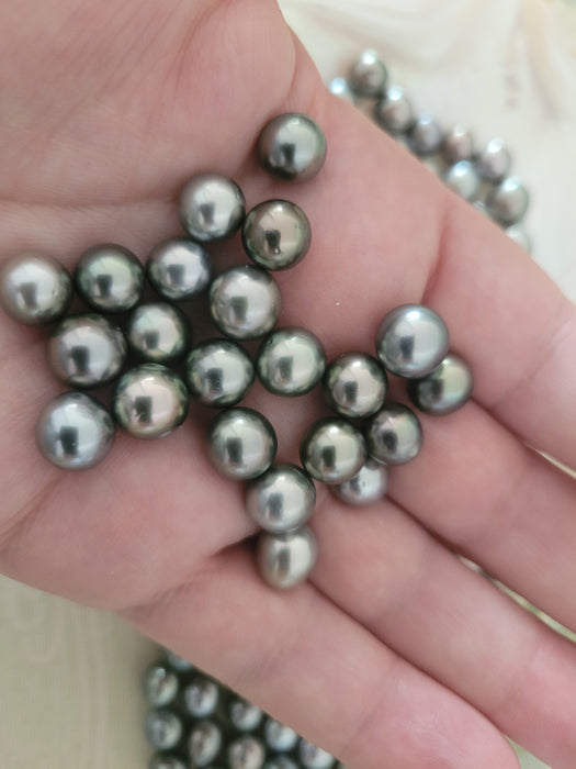 Perle de Tahiti Ronde Lâche 9-10 mm Qualité AAA