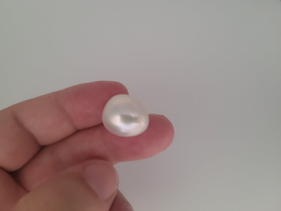 White South Sea Pearl 16.80 x 14 mm Tear-Drop Top Quality