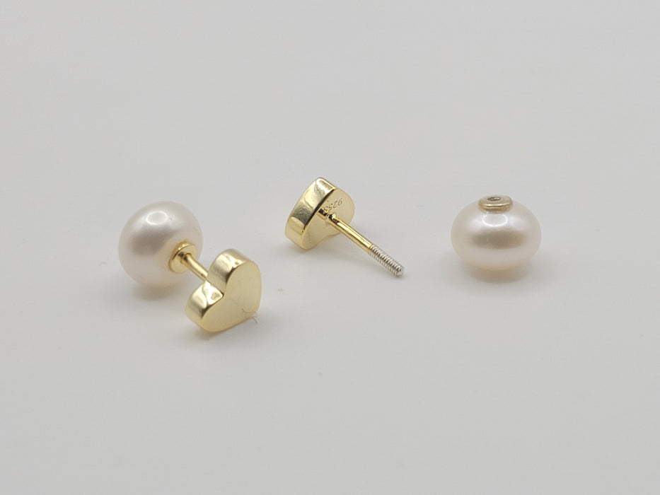 Cultured Pearl Earrings 7.5-8 mm AAA