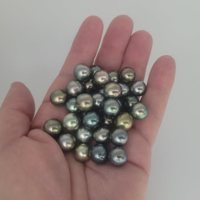 Tahiti Pearls Multi-Colors 11-12 mm AAA loose very high luster