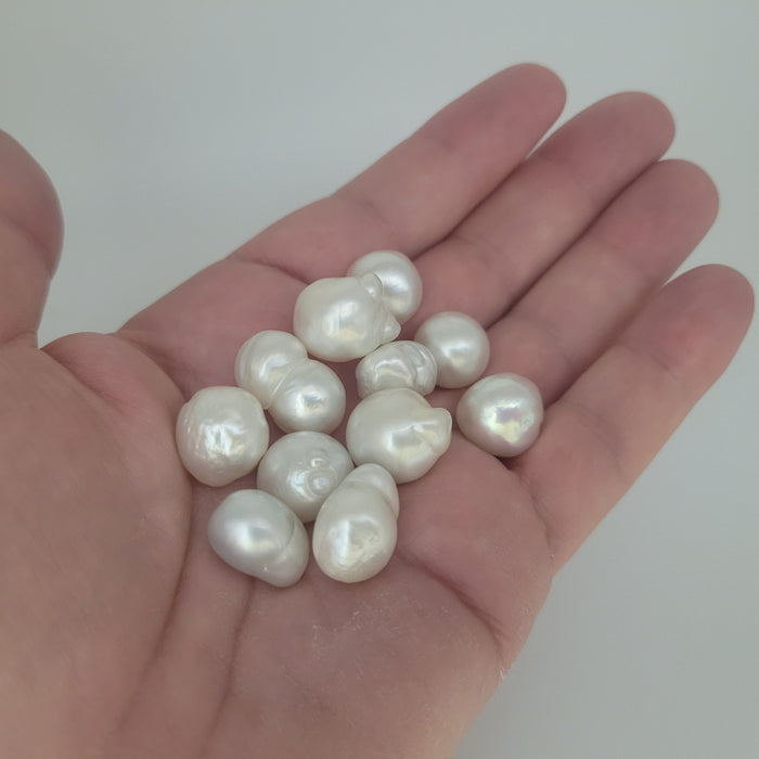 White South Sea Pearls 12-13 mm Baroque shape
