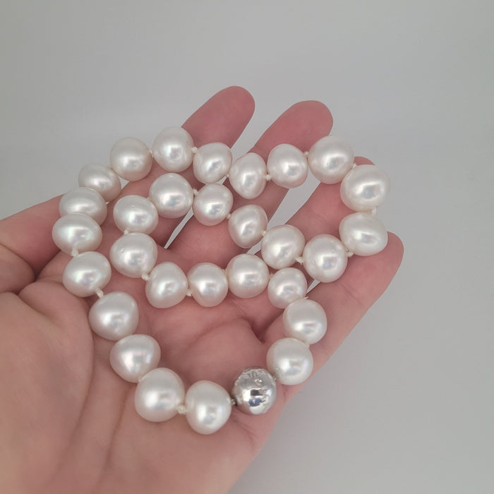 South Sea Pearl Necklace 13-15 mm Very High Luster 18K Gold Clasp