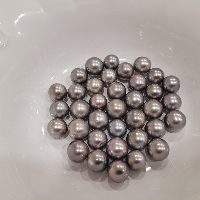 Tahiti Pearls 10-11 mm Dark Silver Color & High Luster