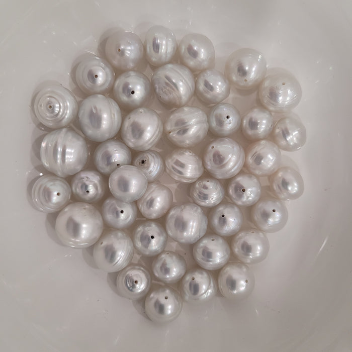 South Sea pearl Loose 10-13mm white circle — The South Sea Pearl
