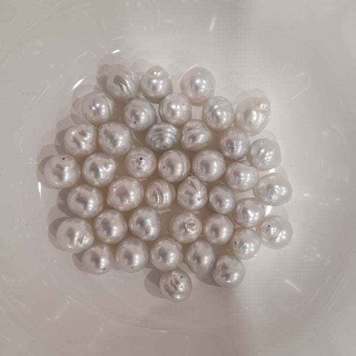 South Sea Pearls 10 mm Grade 1 Silver Color High Luster