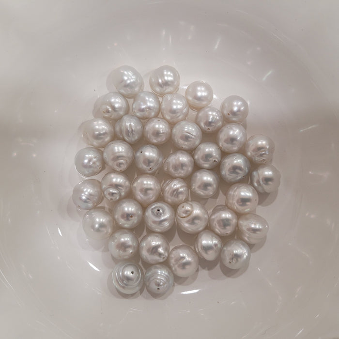 South Sea Pearls 10 mm Grade 1 Silver Color High Luster