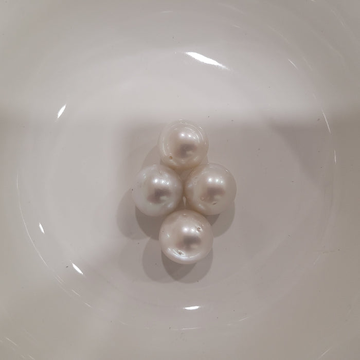 South Sea Pearls 15 mm Round Light Silver Color
