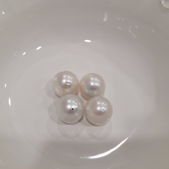 South Sea Pearls 15 mm Round Light Silver Color