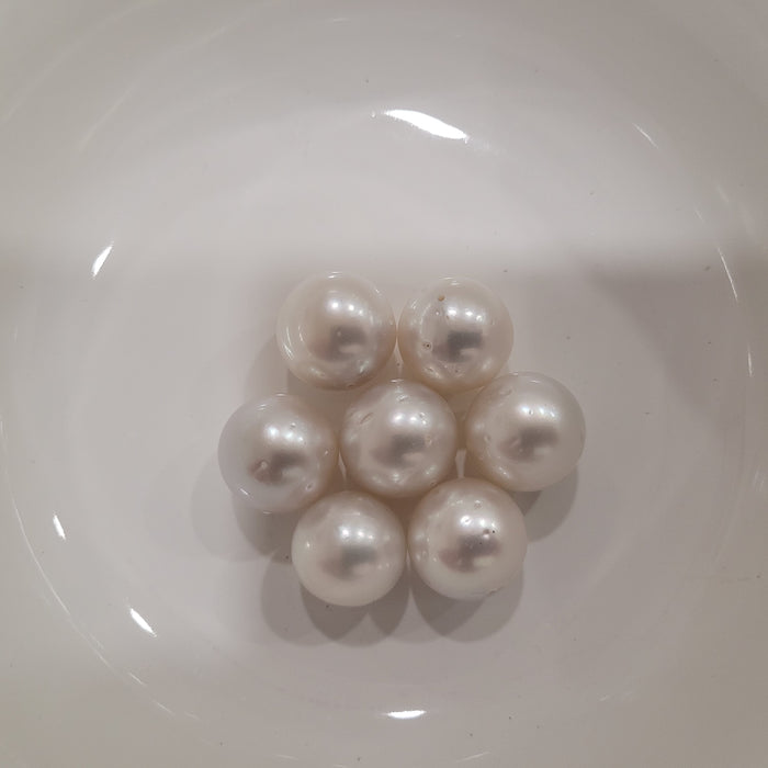 South Sea pearl Loose 14mm white round — The South Sea Pearl