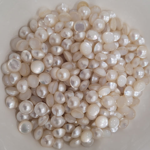 Australian South Sea Mabe Pearls 8 mm White