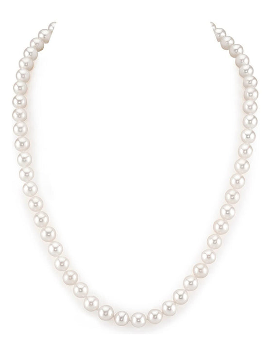 Cultured Pearls Necklace 6.5-7  mm AAA White Color