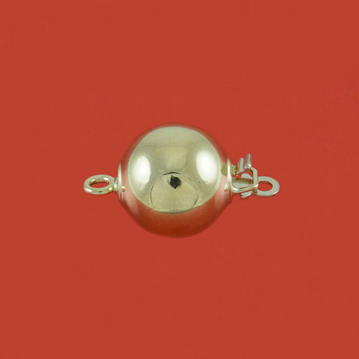 White South Sea Pearls 10-13 mm High Luster 18K Gold Claps