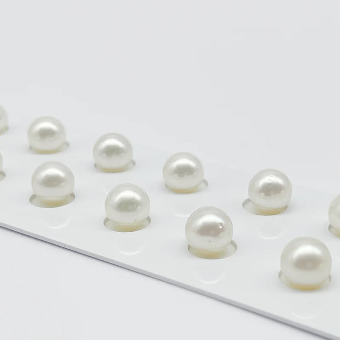 White South Sea Pearls 8 mm Round High Luster
