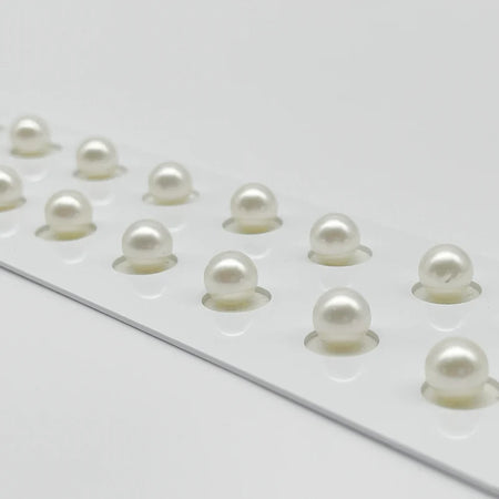 South Sea pearl Loose 7mm white round — The South Sea Pearl