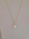 Akoya Cultured Pearl 8 mm in Silver 925 Gold Plated | The South Sea Pearl |  The South Sea Pearl