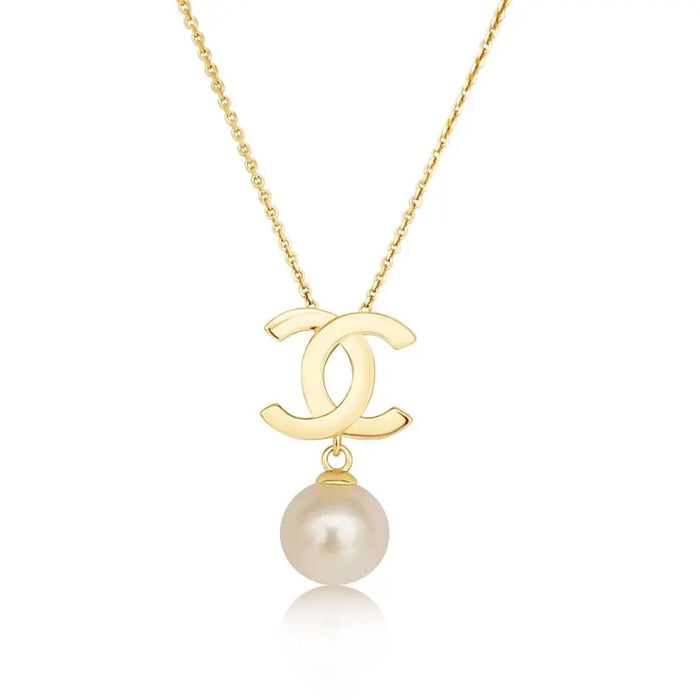 Akoya Cultured Pearl Pendant in Gold Plated Silver 925 | The South Sea Pearl |  The South Sea Pearl