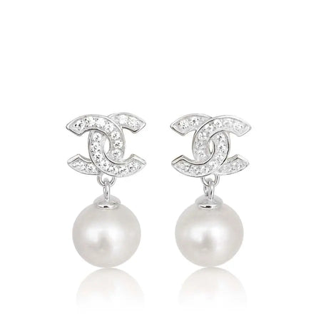 Akoya Cultured Pearl earrings in Silver 925 |  The South Sea Pearl |  The South Sea Pearl