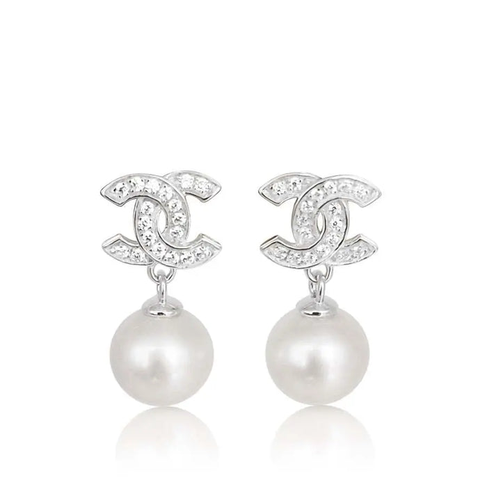 Akoya Cultured Pearl earrings in Silver 925 |  The South Sea Pearl |  The South Sea Pearl