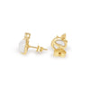 Australian Mabe Pearls Earrings in 18K Gold and Diamonds |  The South Sea Pearl |  The South Sea Pearl