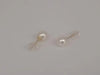 Cultured Pearl 7.5-8  mm AAA 18K Gold Stud Earrigns | The South Sea Pearl |  The South Sea Pearl