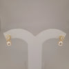 Cultured Pearl Earrings Tear-Drop 8-8.5 mm Natural Color in Silver 925 Gold Plated | The South Sea Pearl |  The South Sea Pearl