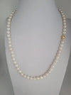 Cultured Pearl Necklace 6.5-7 mm AAA Gold Clasp 18K | The South Sea Pearl |  The South Sea Pearl