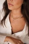 Cultured Pearl Necklace and Letter in Silver 925 |  The South Sea Pearl |  The South Sea Pearl
