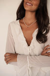 Cultured Pearl Necklace and Letter in Silver 925 |  The South Sea Pearl |  The South Sea Pearl