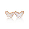 Earrings of Mother of Pearl and Silver 925 Rose Gold Plated | The South Sea Pearl |  The South Sea Pearl