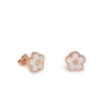 Earrings of Mother of Pearls and Silver 925 Rose Gold Plated | The South Sea Pearl |  The South Sea Pearl