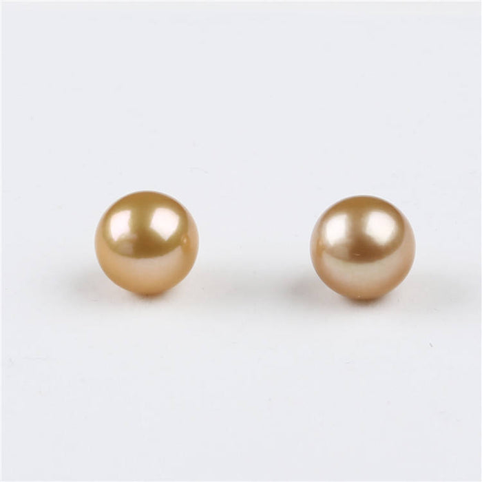 Golden Color 12-13 mm Round Edison Pearls