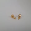 Golden Natural Color South Sea Pearls 9 mm round 18K gold | SouthSeaPearls |  The South Sea Pearl