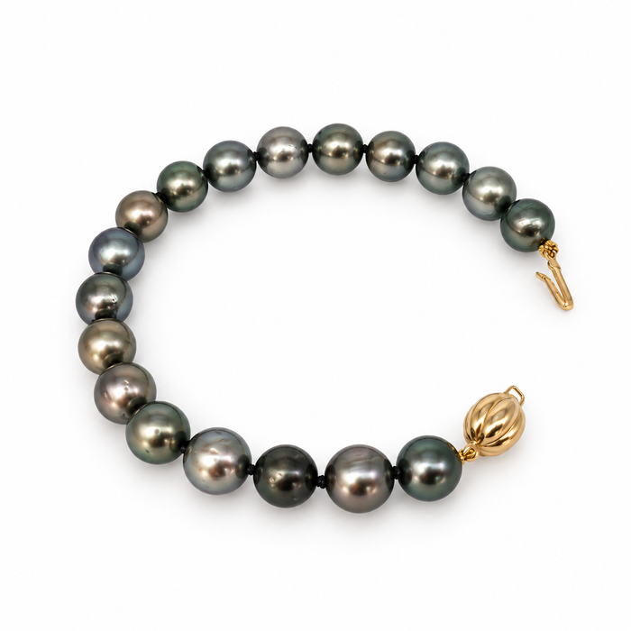 Pulseira de pérola do Taiti 8-9mm