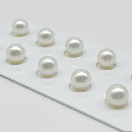 South Sea pearl Loose 9mm white round — The South Sea Pearl