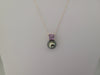 Pendant Necklace Tahiti Pearl 9 mm AAA, Precious Stone, 18K Solid Gold | The South Sea Pearl |  The South Sea Pearl