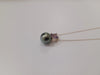 Pendant Necklace Tahiti Pearl 9 mm AAA, Precious Stone, 18K Solid Gold | The South Sea Pearl |  The South Sea Pearl