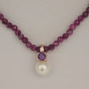 Ruby, Akoya Pearl, Diamonds & Yellow Solid Gold 18K | The South Sea Pearl |  The South Sea Pearl