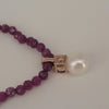Ruby, Akoya Pearl, Diamonds & Yellow Solid Gold 18K | The South Sea Pearl |  The South Sea Pearl