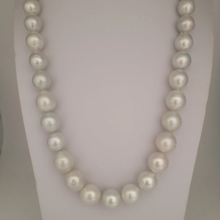 South Sea Pearls 10-13 mm Semi-Round 18K Gol Clasp | The South Sea Pearl |  The South Sea Pearl