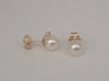 Stud Earrings White South Sea Pearls, Diamonds, 18K Yellow Solid Gold | The South Sea Pearl |  The South Sea Pearl